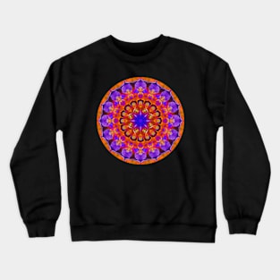 Floral Harmony Mandala Crewneck Sweatshirt